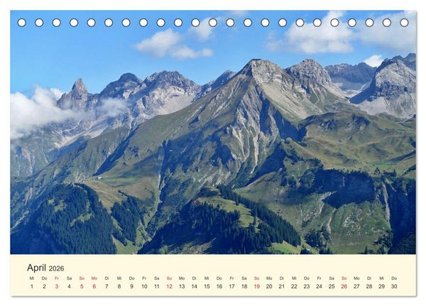 Produktbild: Wandergl&uuml;ck im Allg&auml;u (Tischkalender 2026 DIN A5 quer), CALVENDO Monatskalender