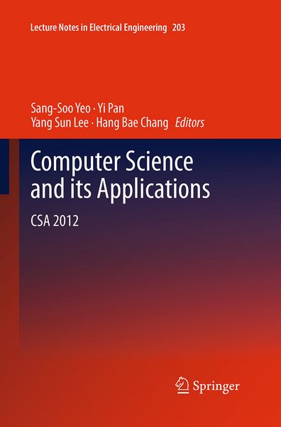 Produktbild: Computer Science and its Applications