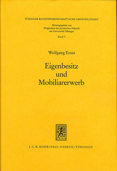 Produktbild: Eigenbesitz und Mobiliarerwerb