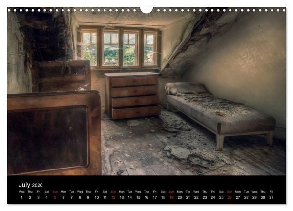 Produktbild: Lost Places - Beauty of decay (Wall Calendar 2026 DIN A3 landscape), CALVENDO 12 Month Wall Calendar