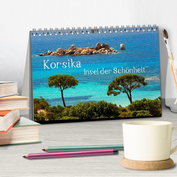 Produktbild: Korsika Insel der Sch&ouml;nheit (Tischkalender 2026 DIN A5 quer), CALVENDO Monatskalender