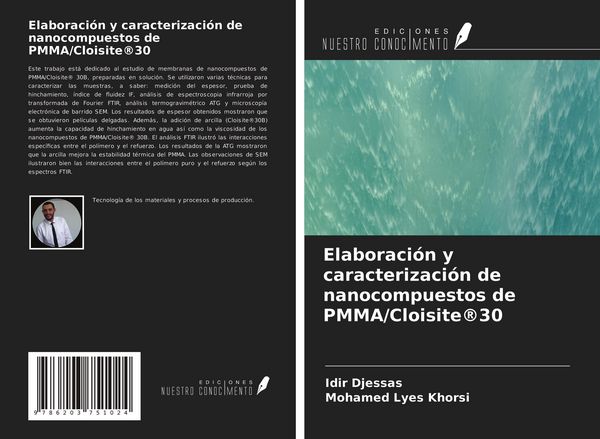 Produktbild: Elaboraci&oacute;n y caracterizaci&oacute;n de nanocompuestos de PMMA/Cloisite&reg;30