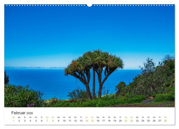Produktbild: La Palma - Isla Bonita - Landschaften der Kanarischen Insel (hochwertiger Premium Wandkalender 2026 DIN A2 quer), Kunstdruck in Hochglanz