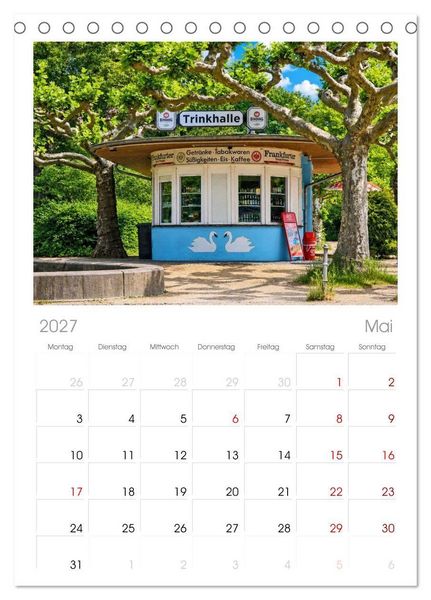 Produktbild: Tischplaner 2027 - Frankfurter Kiosk Kultur (A5 Tischkalender zum Aufstellen) CALVENDO