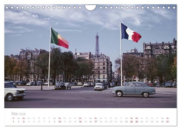 Produktbild: Paris - Historische Ansichten (Wandkalender 2026 DIN A4 quer), CALVENDO Monatskalender