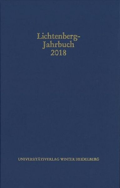 Produktbild: Lichtenberg-Jahrbuch 2018
