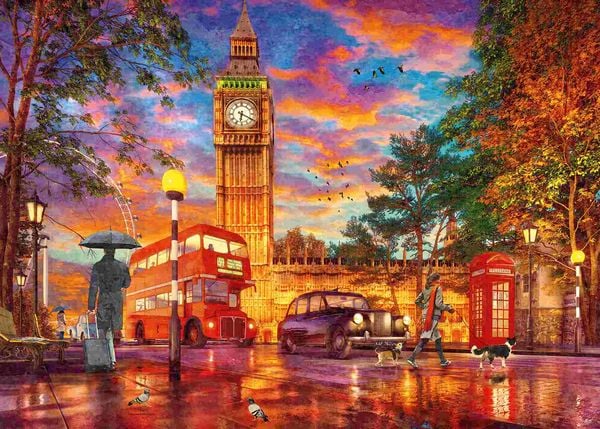 Produktbild: Erwachsenenpuzzle 1000 Teile - Sonnenuntergang in London