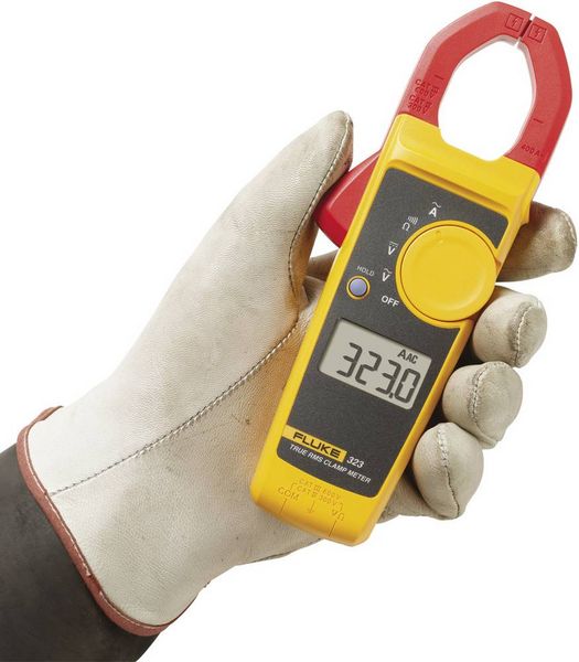 Produktbild: Fluke 323 Stromzange, Hand-Multimeter digital CAT III 600 V, CAT IV 300 V Anzeige (Counts): 4000