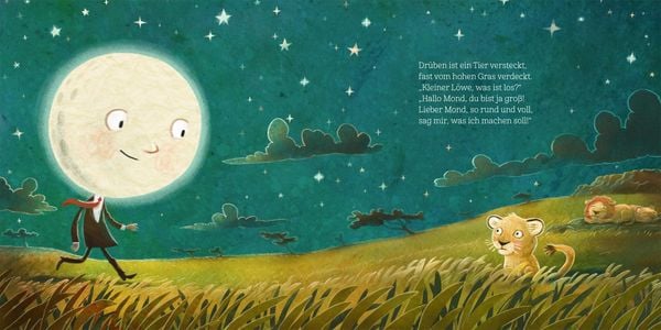Produktbild: Wenn der Mond in der Nacht &uuml;ber alle Tiere wacht ... gibt er auch auf dich gut acht