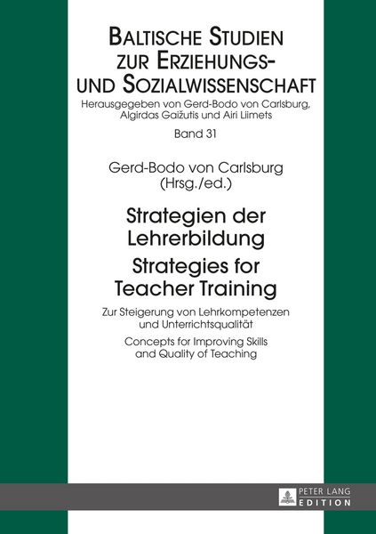Produktbild: Strategien der Lehrerbildung / Strategies for Teacher Training