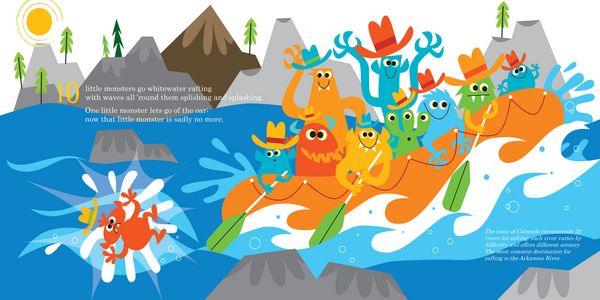 Produktbild: 10 Little Monsters Visit Colorado