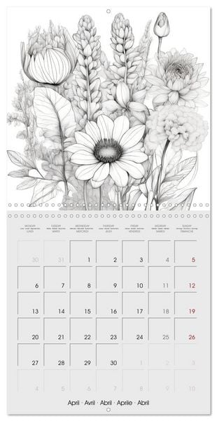 Produktbild: Le monde v&eacute;g&eacute;tal (Calendrier mural carr&eacute; 2026 30x30 cm) Calendrier double avec une page pour vos prises de notes