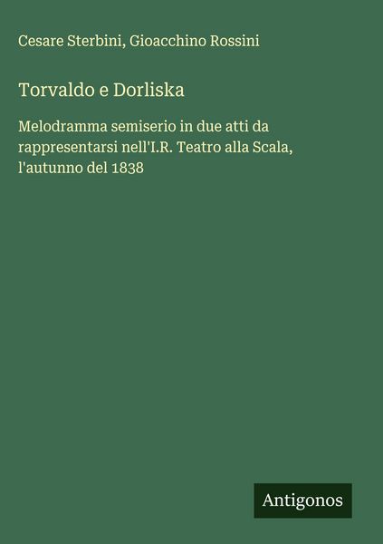 Produktbild: Torvaldo e Dorliska