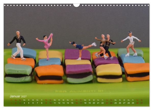 Produktbild: Das geheime Leben von Miniatur-Figuren (Wandkalender 2027 DIN A3 quer), CALVENDO Monatskalender