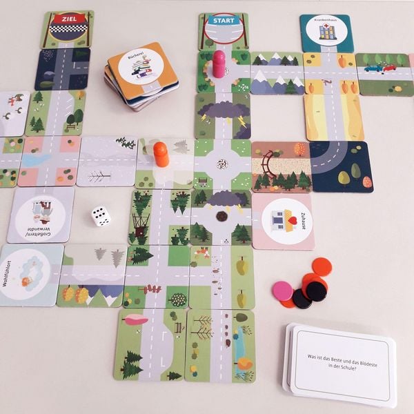 Produktbild: Hier geh ich lang - Das Lebenswegelegespiel