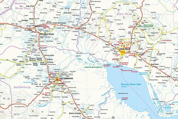 Produktbild: Reise Know-How Landkarte Kambodscha / Cambodia (1:500.000)