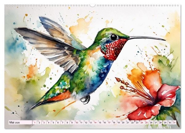 Produktbild: Schillernde Edelsteine (Wandkalender 2026 DIN A2 quer), CALVENDO Monatskalender