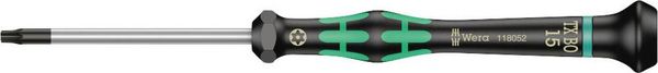 Produktbild: Wera 2067 Elektronik- u. Feinmechanik Torx-Schraubendreher Gr&ouml;&szlig;e (Schraubendreher) TR 15 Klingenl&auml;nge: 60 mm 1 St.