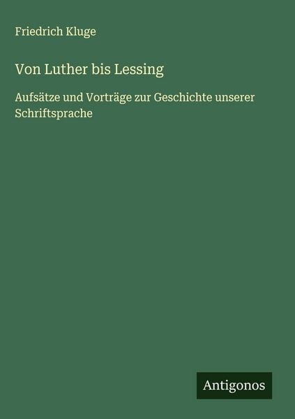 Produktbild: Von Luther bis Lessing