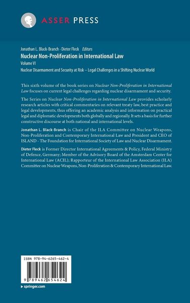 Produktbild: Nuclear Non-Proliferation in International Law - Volume VI
