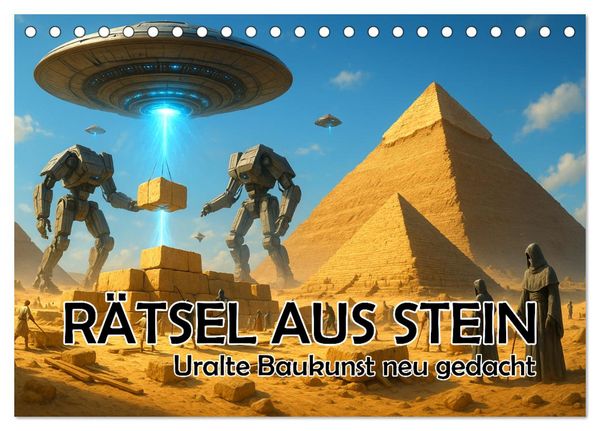 Produktbild: R&auml;tsel aus Stein - Uralte Baukunst neu gedacht (Tischkalender 2026 DIN A5 quer), CALVENDO Monatskalender
