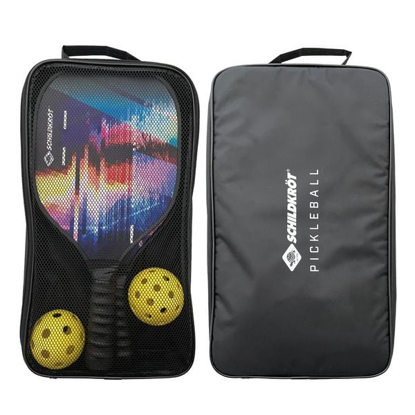 Produktbild: Schildkr&ouml;t 970160 - Pickleball Set mit 2 Schl&auml;gern, 2 B&auml;lle und Tasche
