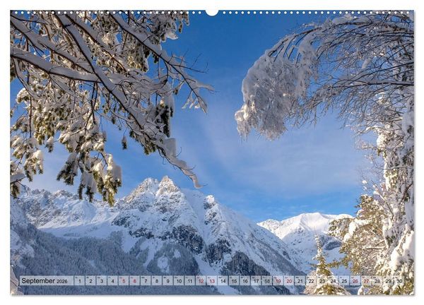Produktbild: Schneeliebe (hochwertiger Premium Wandkalender 2026 DIN A2 quer), Kunstdruck in Hochglanz