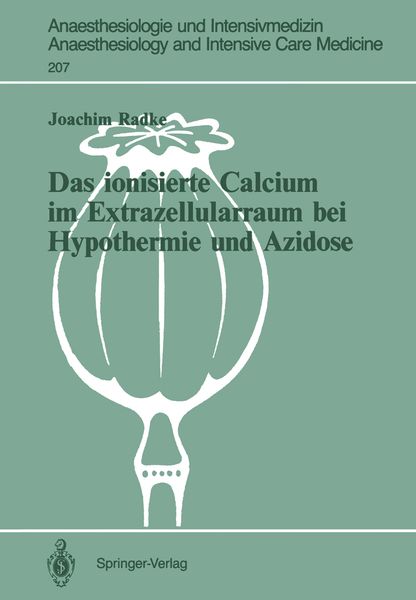 Produktbild: Das ionisierte Calcium im Extrazellularraum bei Hypothermie und Azidose