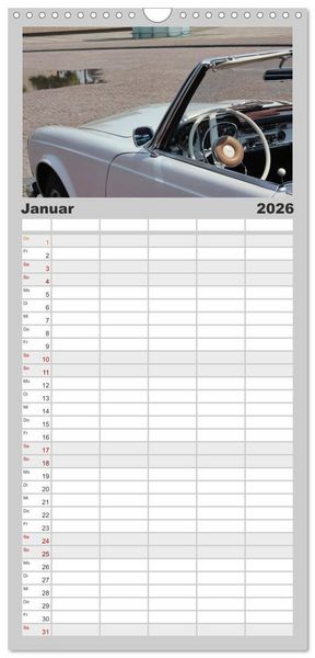 Produktbild: Familienplaner 2026 - Der SL - &Auml;sthetik pur von Mercedes Benz mit 5 Spalten (Wandkalender, 21 x 45 cm) CALVENDO