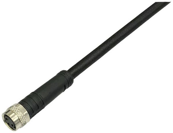 Produktbild: BKL Electronic 2700004 Sensor-/Aktor-Anschlussleitung M8 Kupplung, gerade 5 m Polzahl Sensoren: 4 1 St.