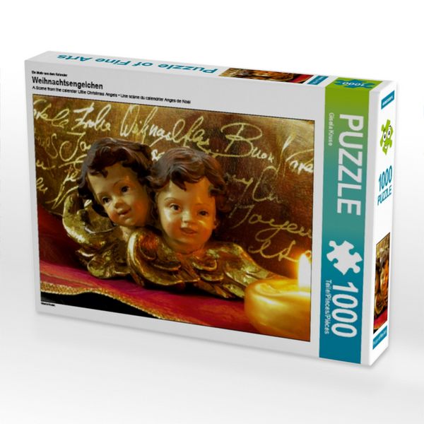CALVENDO Puzzle Ein Motiv aus dem Kalender Weihnachtsengelchen | 1000 Teile Lege-Größe 64x48cm Foto-Puzzle für glückliche Stunden