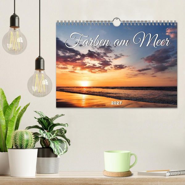 Produktbild: Farben am Meer (Wandkalender 2027 DIN A4 quer), CALVENDO Monatskalender