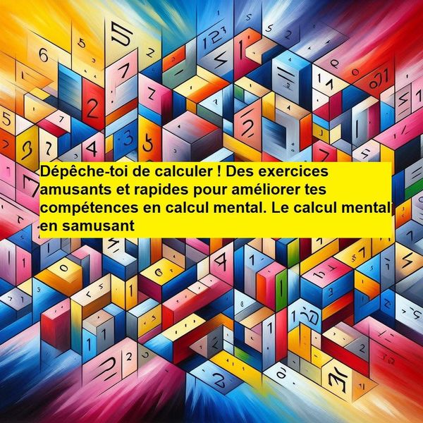 Produktbild: D&eacute;p&ecirc;che-toi de calculer ! Des exercices amusants et rapides pour am&eacute;liorer tes comp&eacute;tences en calcul mental.Calcul mental en samusant