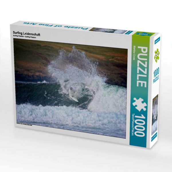 Produktbild: CALVENDO Puzzle Surfing Leidenschaft | 1000 Teile Lege-Gr&ouml;&szlig;e 64x48cm Foto-Puzzle f&uuml;r gl&uuml;ckliche Stunden