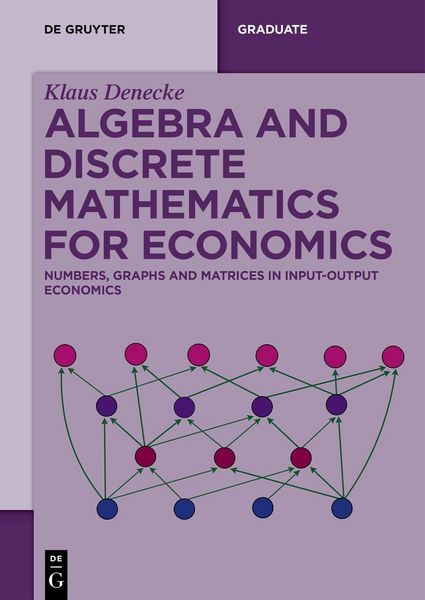 Produktbild: Algebra and Discrete Mathematics for Economics