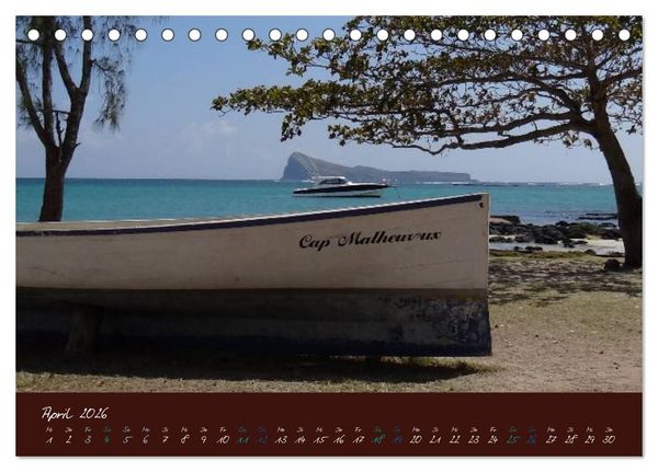Produktbild: Indische Perle - Mauritius (Tischkalender 2026 DIN A5 quer), CALVENDO Monatskalender