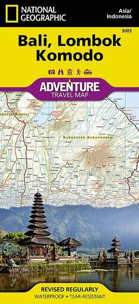 Produktbild: Bali, Lombok, and Komodo Map [Indonesia]