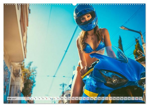 Produktbild: Schnelle Bikes und Starke Frauen (hochwertiger Premium Wandkalender 2027 DIN A2 quer), Kunstdruck in Hochglanz