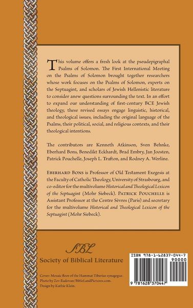 Produktbild: The Psalms of Solomon
