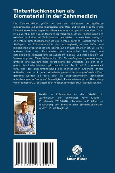 Produktbild: Tintenfischknochen als Biomaterial in der Zahnmedizin