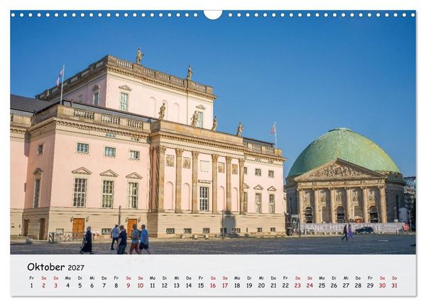 Produktbild: Berlin - Zwischen Alexanderplatz und Brandenburger Tor (Wandkalender 2027 DIN A3 quer), CALVENDO Monatskalender