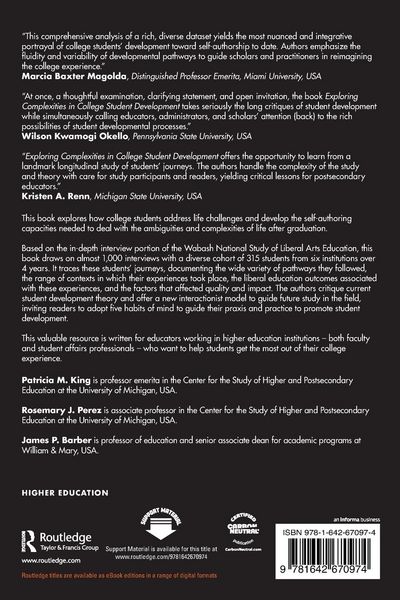 Produktbild: Exploring Complexities in College Student Development