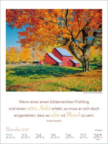 Produktbild: Literaturkalender Lebensweisheiten 2027