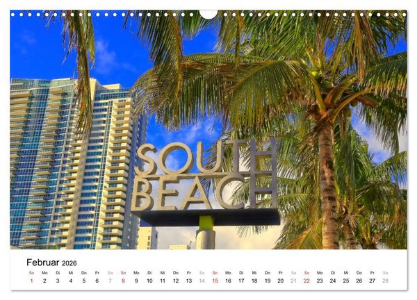 Produktbild: Unter der Sonne Floridas (Wandkalender 2026 DIN A3 quer), CALVENDO Monatskalender