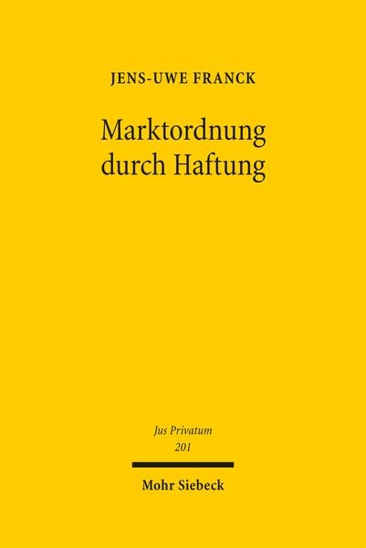 Produktbild: Marktordnung durch Haftung