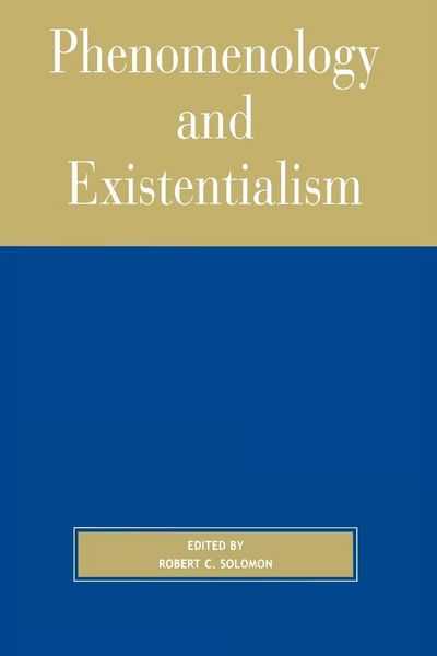 Produktbild: Phenomenology and Existentialism