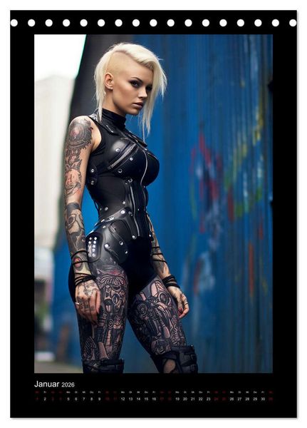 Produktbild: Cybergirls (Tischkalender 2026 DIN A5 hoch), CALVENDO Monatskalender