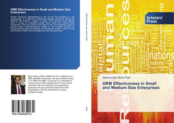 Produktbild: HRM Effectiveness in Small and Medium Size Enterprises