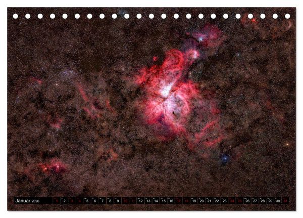 Produktbild: Deepsky XVII (Tischkalender 2026 DIN A5 quer), CALVENDO Monatskalender