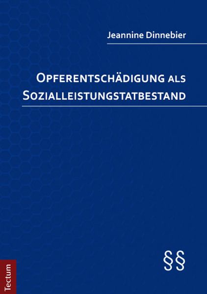 Produktbild: Opferentsch&auml;digung als Sozialleistungstatbestand